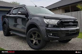 FORD RANGER BEAST BLACK MACHINED WITH DARK TINT